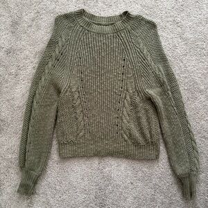 American Eagle Olive Green Women's Sweater